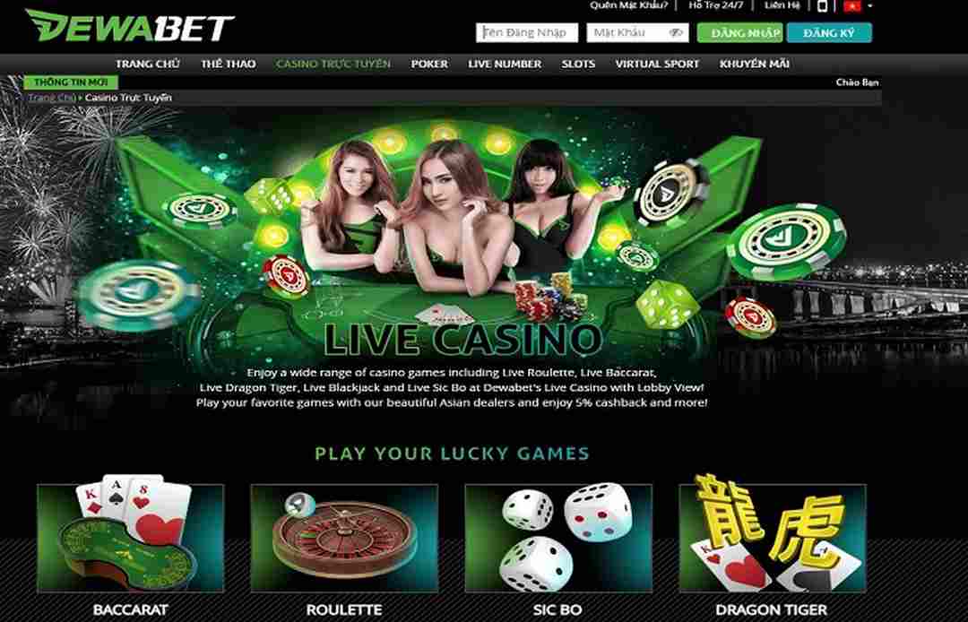Dewabet Casino đã làm việc với các nhà cung cấp phần mềm hàng đầu 