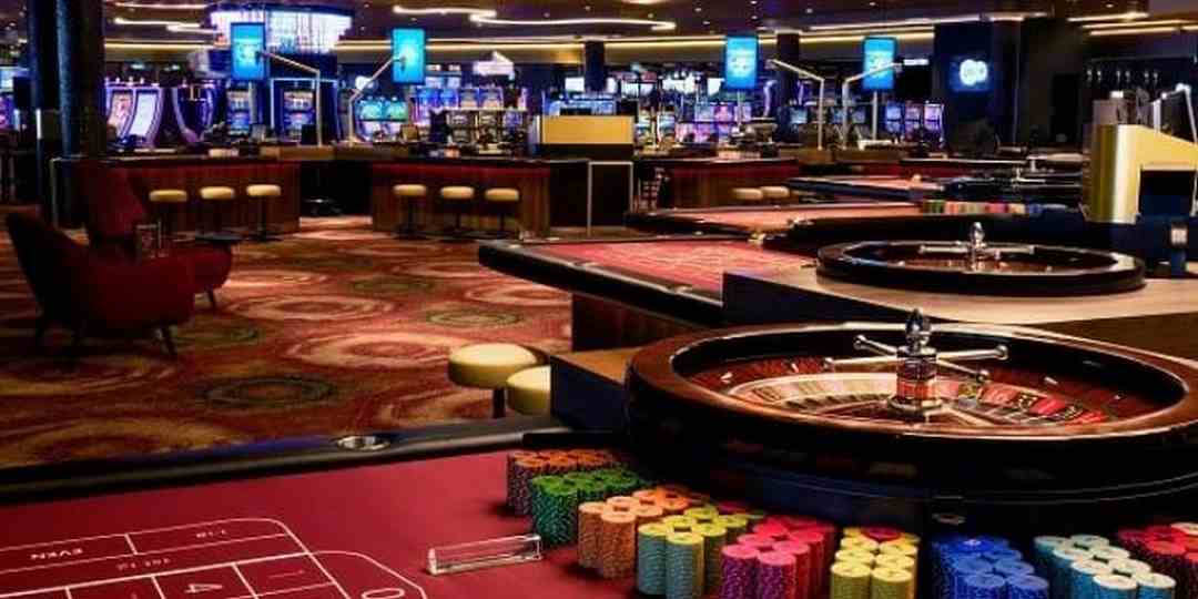 Quầy bar vô cùng trang trọng của Sangam Resort & Casino